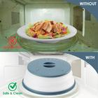 AMYMIND 2-Pack Multicolor Foldable Microwave Oven Plate Cover for Food -  Collapsible Splatter Proof Guard, Non
