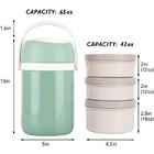 Tajavl Insulated Food Jar, Thermal Food Containers, 65oz Vacuum