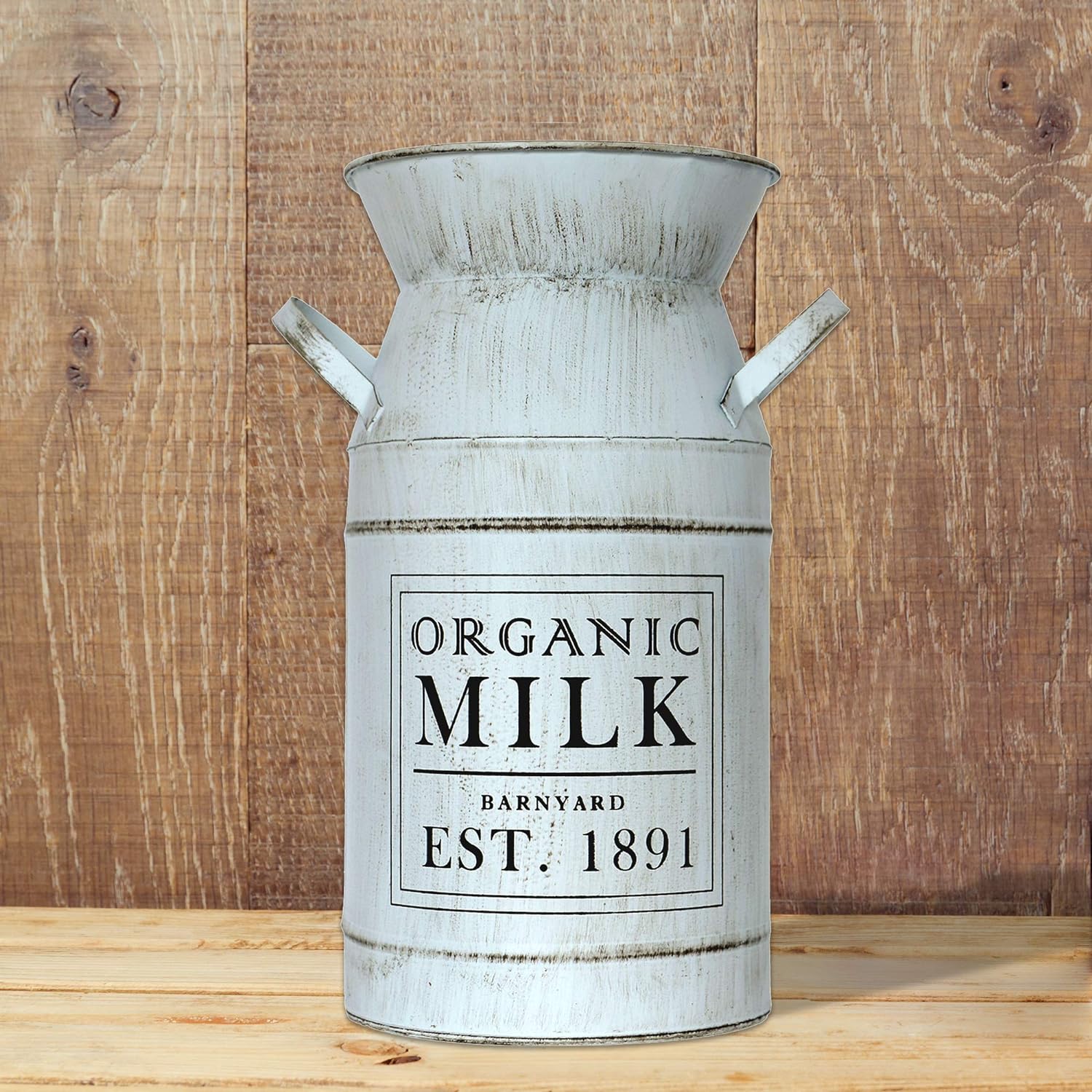 Barnyard Designs Decorative Milk Can Rustic Primitive French Country Home Decor 11&#226;&#128;&#157; x 6&#226;&#128;&#15