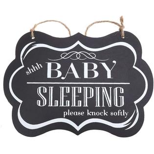Winomo Baby Sleeping Sign Shhh Baby Sleeping Please Knock Softly Wood Decorative Sign Nursery Hanging Plaque Baby Door Cot Sign Winomo Baby Sleeping Sign Shhh Baby Sleeping Please Knock Softly Wood Decorative Sign Nursery Hanging Plaque Baby Door Cot Sign