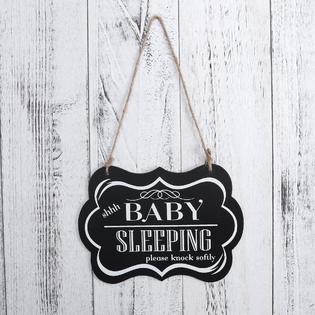 Winomo Baby Sleeping Sign Shhh Baby Sleeping Please Knock Softly Wood Decorative Sign Nursery Hanging Plaque Baby Door Cot Sign Winomo Baby Sleeping Sign Shhh Baby Sleeping Please Knock Softly Wood Decorative Sign Nursery Hanging Plaque Baby Door Cot Sign