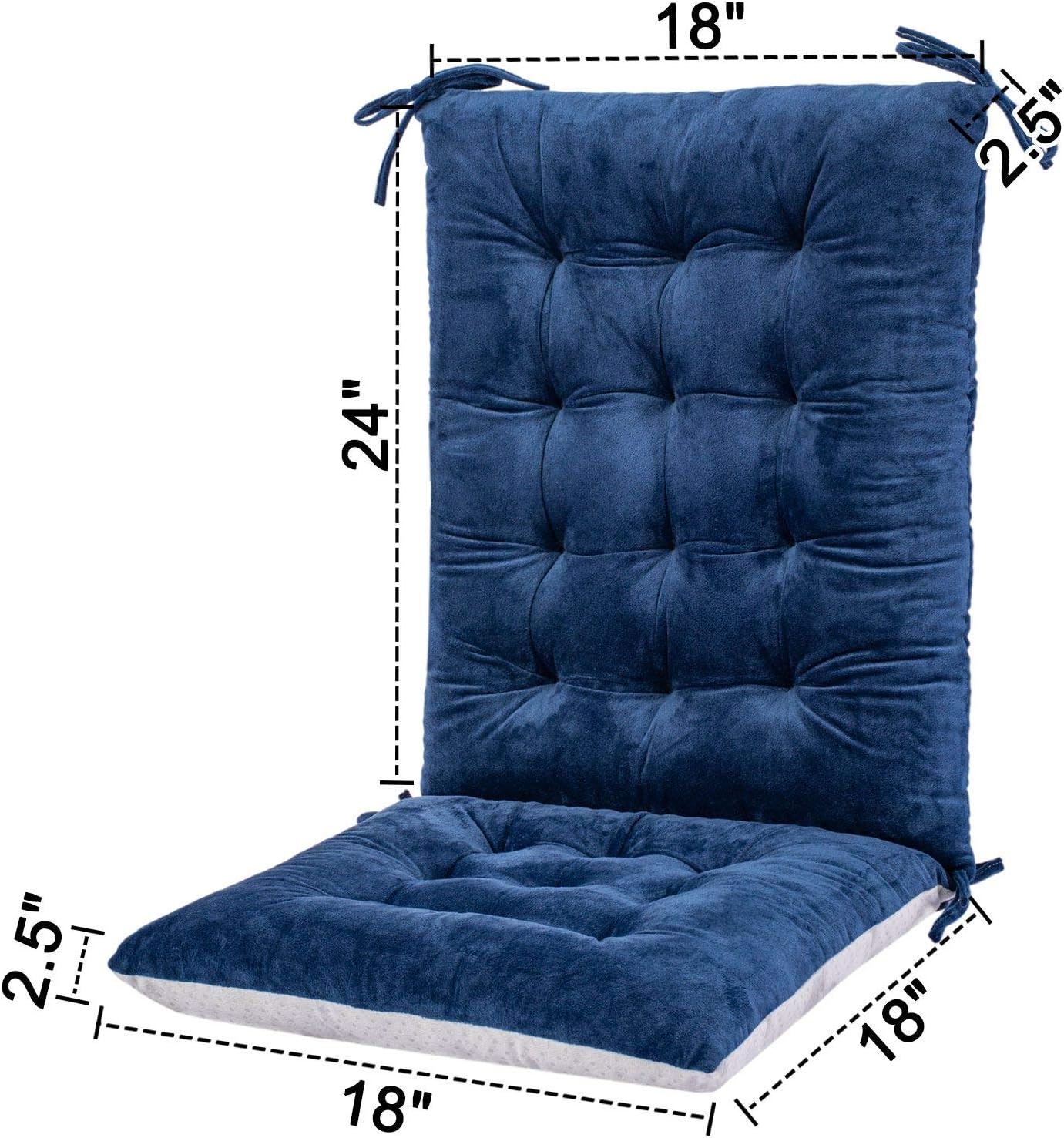 Moirig Rocking Chair Cushions And Pads Outdoor For Patio Furniture Back Seat Cushion Office Desk Moirig Rocking Chair Cushions And Pads, Outdoor Seat Cushions For Rocking Chairs