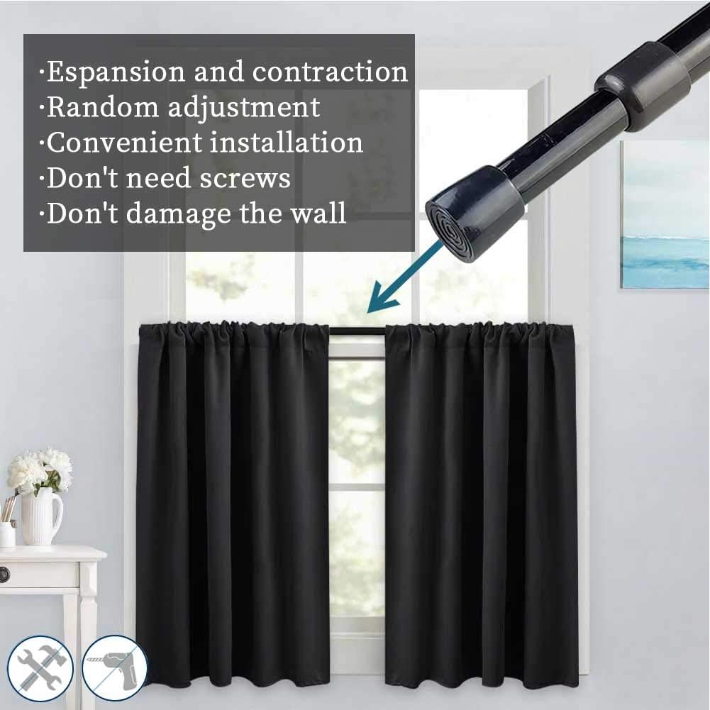Jieguangjieguang Spring Tension Curtain, How To Fix Spring Loaded Shower Curtain Rod