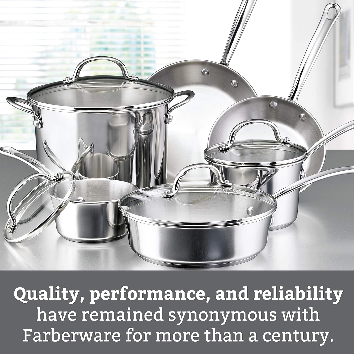 Meyer Corporation Farberware Millennium Stainless Steel Cookware Pots Meyer Stainless Steel Pots And Pans