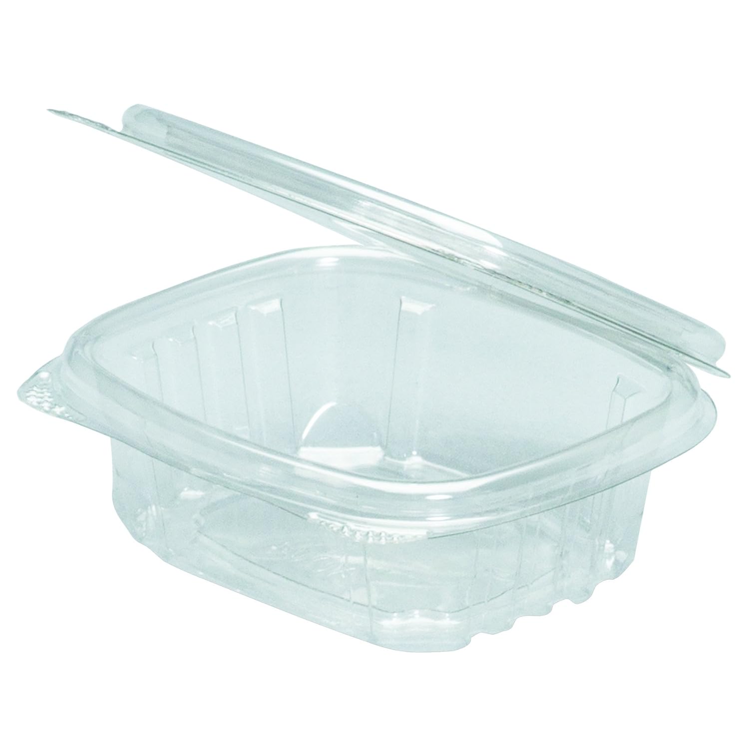 Generic Genpak AD24 Clear Hinged Deli Container, 24oz, 7 1/4 x 6 2/5 x 2 1/4, 100 per Bag (Case of 2 Bags)