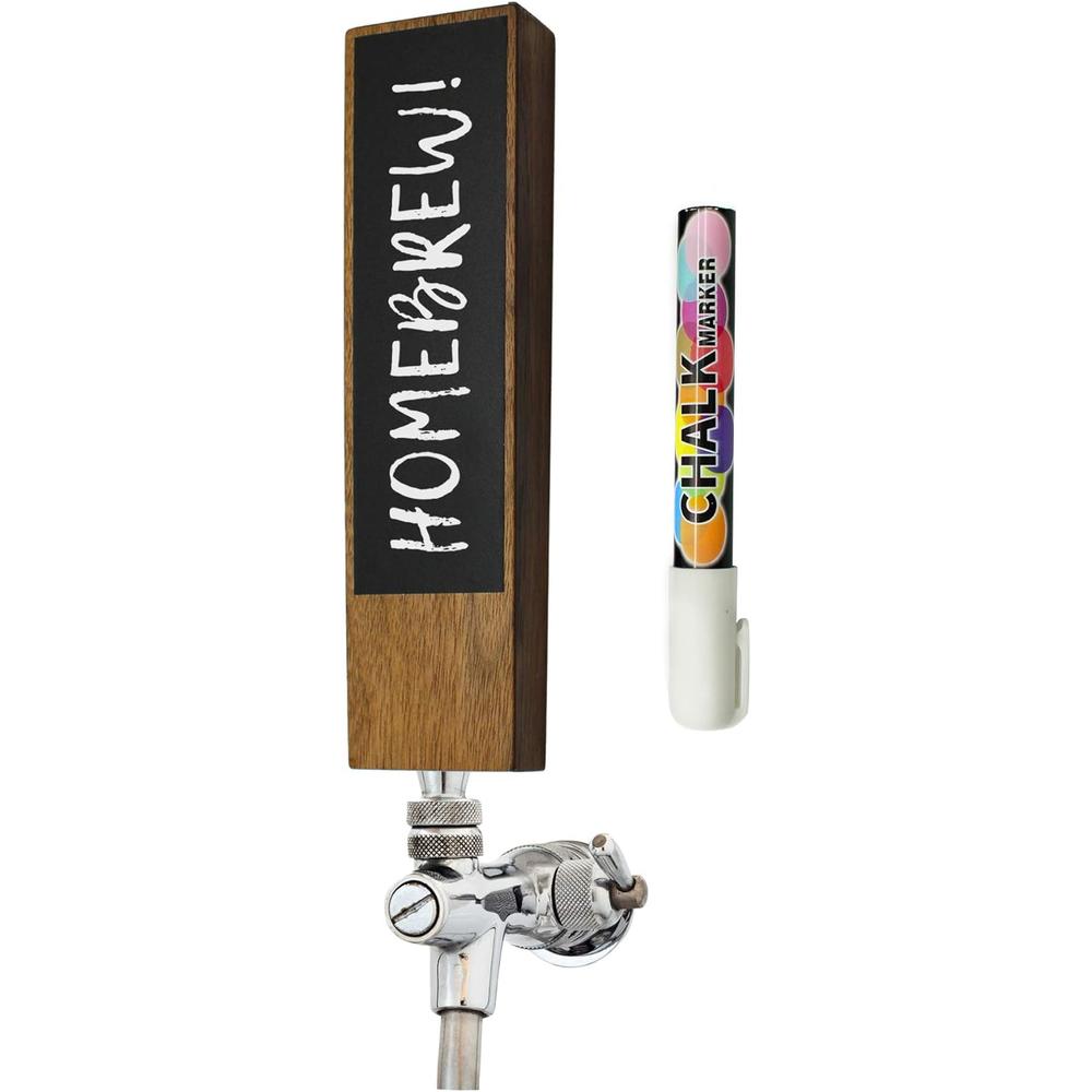 Generic Chalkboard Beer Tap Handle For Homebrew Kegerators | Beer Tap Handles White Chalk Marker Included!