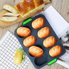 Binbe Silicone Mini Baguette Baking Tray, 8 Grids French Bread Baking Pan  Mold Non-stick Perforated