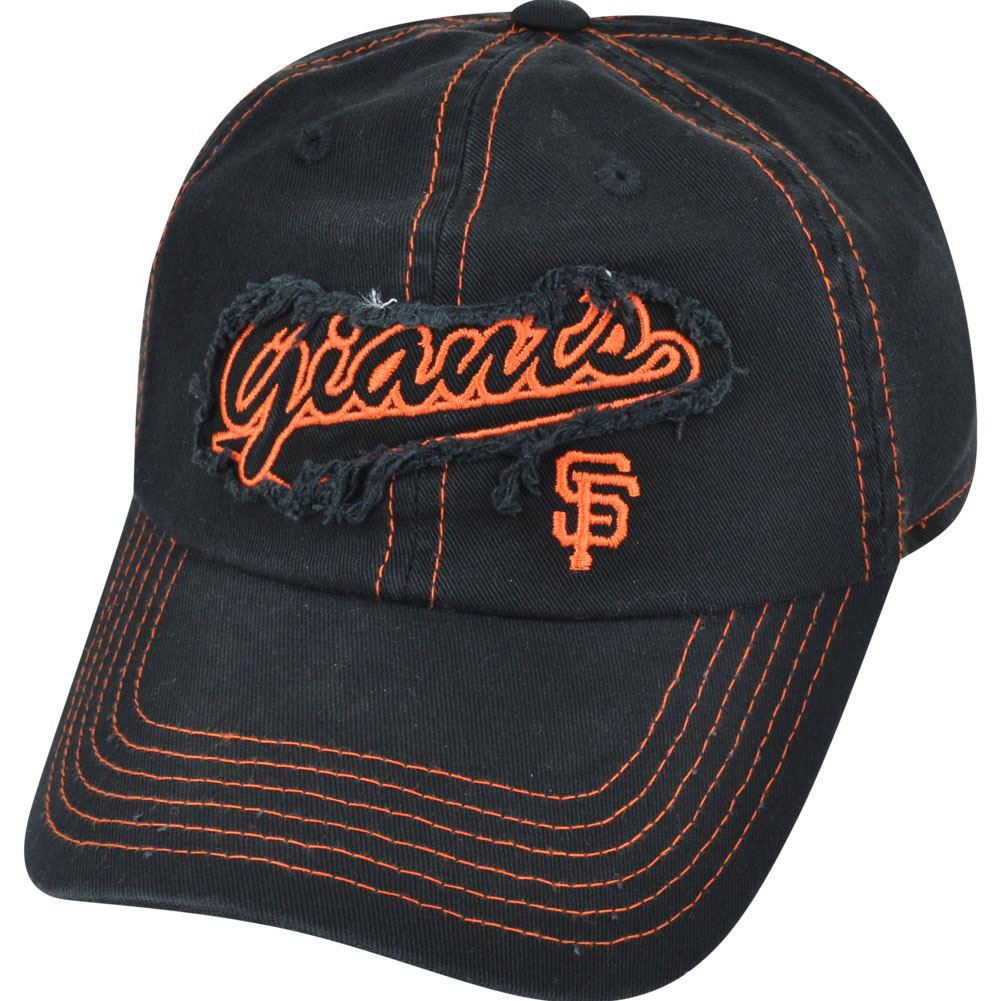 Fan Favorite MLB San Francisco Giants Women Ladies Big Papi Chino Garment Wash Buckle Hat Cap