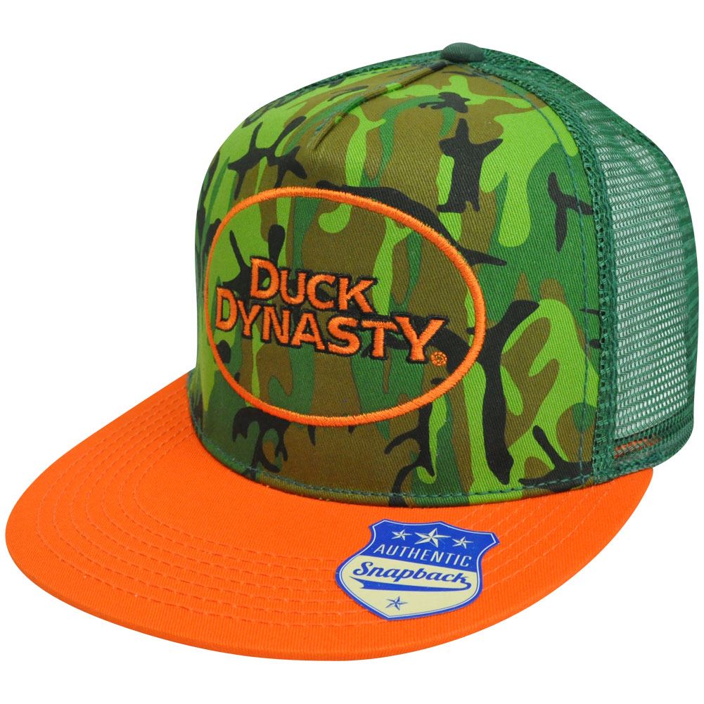 Duck Dynasty A&E TV Series Mesh Trucker Snapback Trucker Hat Cap Camouflage Camo