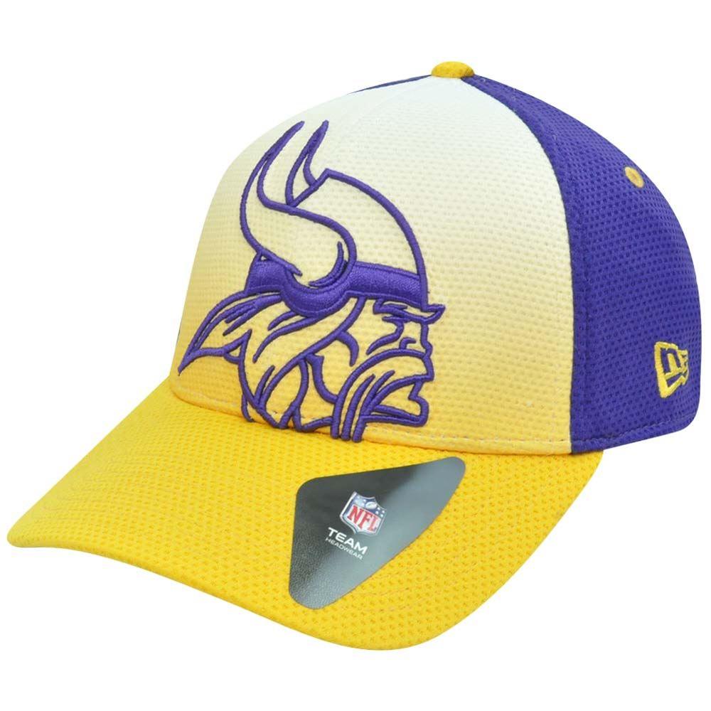 New Era NFL New Era 39Thirty 3930 Gradation Minnesota Vikings Flex Fit M/L Hat Cap