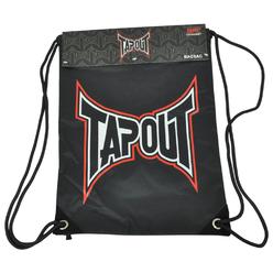 Tapout UFC Logo Basic Bacsac Backpack Drawstring Fighter Bag Backsack Black Red