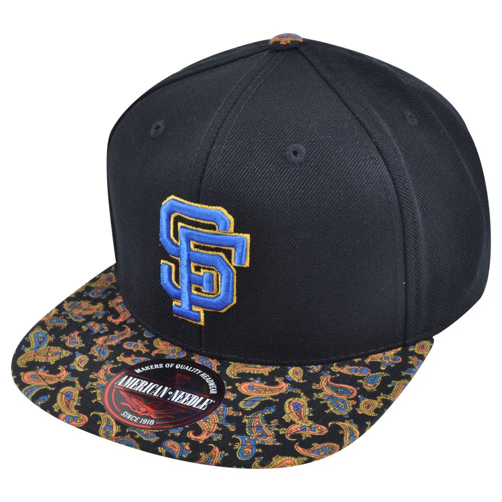 American Needle MLB American Needle San Francisco Giants Cooley High Paisley Strapback Hat Cap
