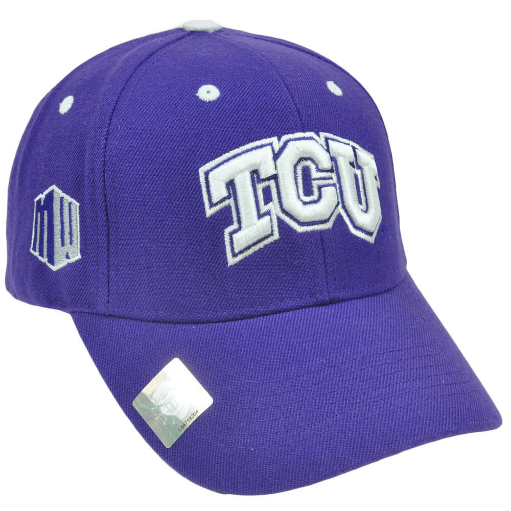 Top of the World NCAA Top of The World TCU Horned Frogs Mountain West Velcro Curved Bill Hat Cap