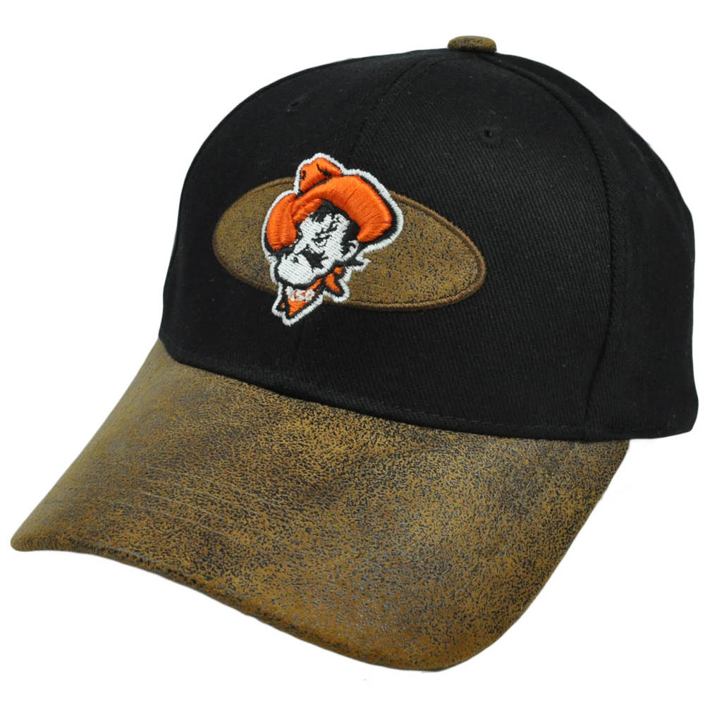 Fan Favorite NCAA Oklahoma State Cowboys Fonz Hat Cap Construct Adjustable Faux Suede Curved