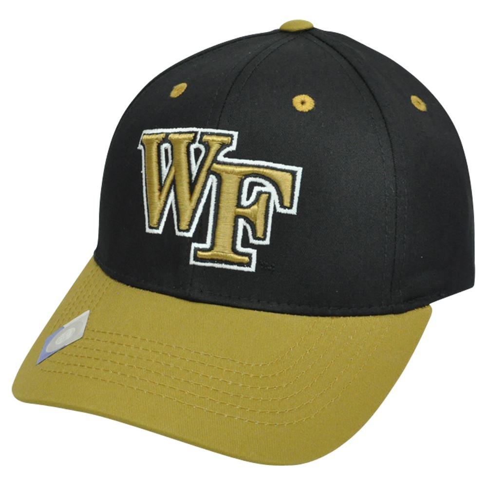 Captivating Headgear NCAA Wake Forest Demon Deacons Twill Cotton Two Tone Snapback Adjustable Hat Cap