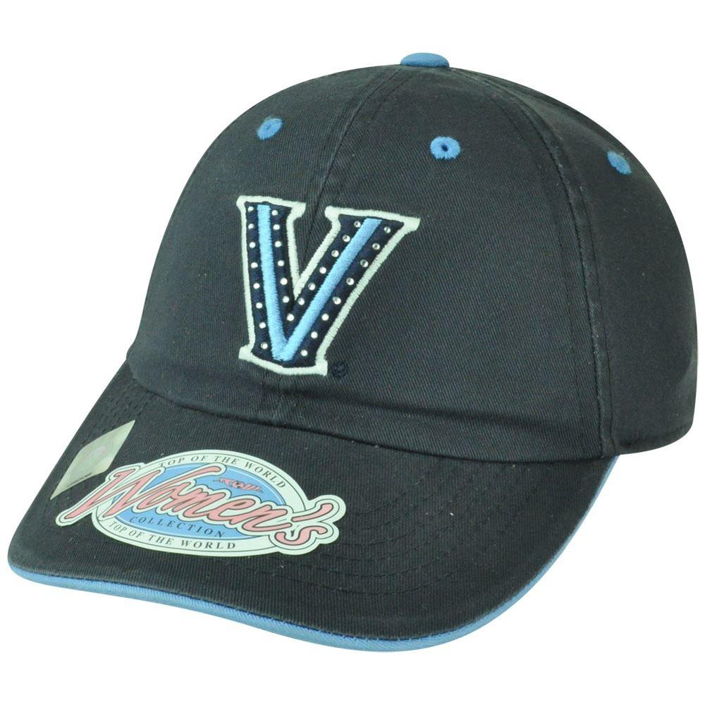 Top of the World NCAA Villanova Wildcats Women Ladies Rhinestone Bedazzled Bling Navy Hat Cap