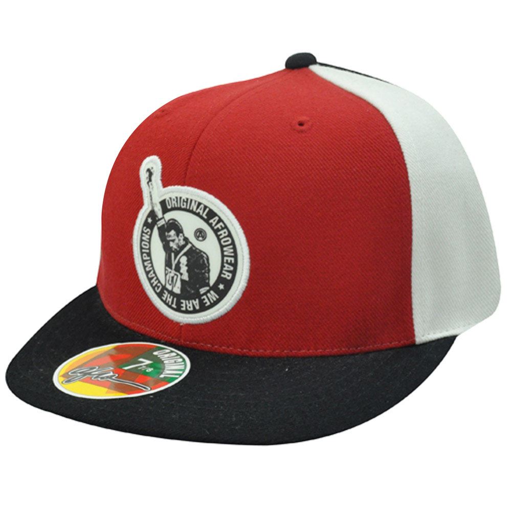 Ace NOVELTY RED WE ARE THE CHAMPIONS FLAT BILL 7 7/8 HAT