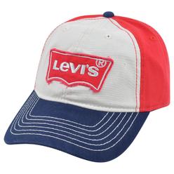 Levi's Levis Famous Brand Name Denim Jeans Solid Black Logo Flat Bill Snapback Hat Cap