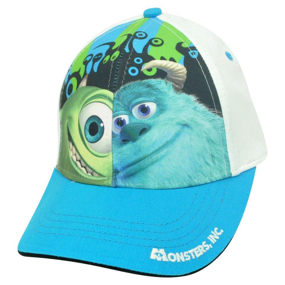 Bioworld Disney Pixar Monsters Inc Theme Character Curve Bill Velcro Cap Hat