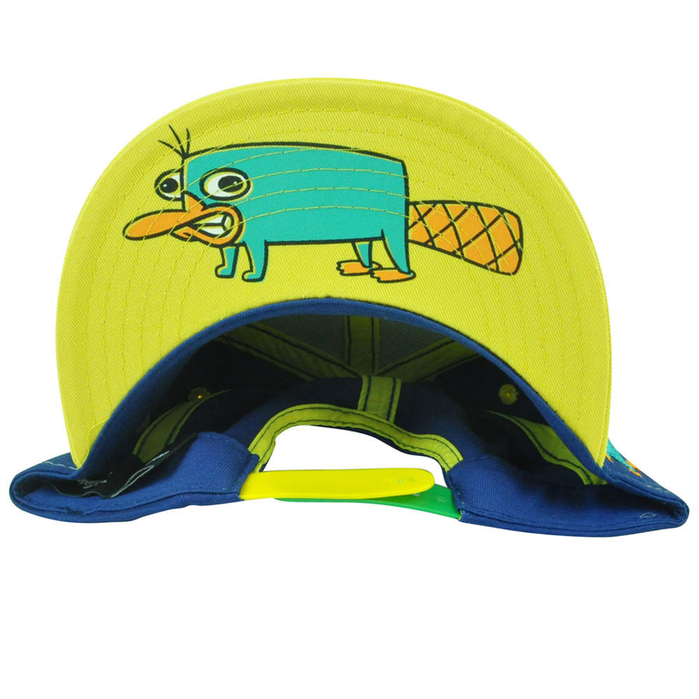 Concept One Disney Series Phineas And Ferb Perry Platypus Agent P Snapback Flat Bill Hat Cap