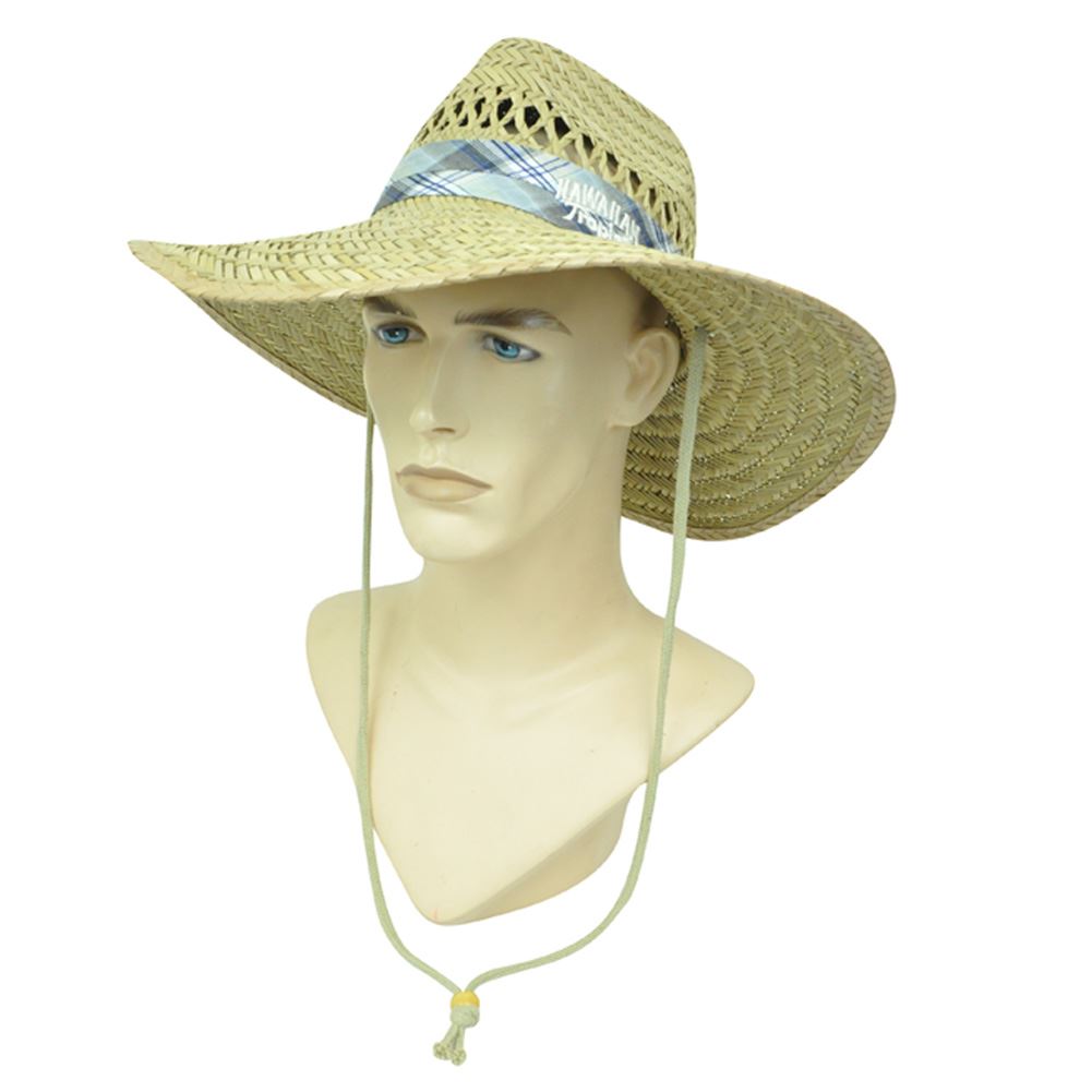 FOCO Men's NFL Team Logo Trilby Straw Hat