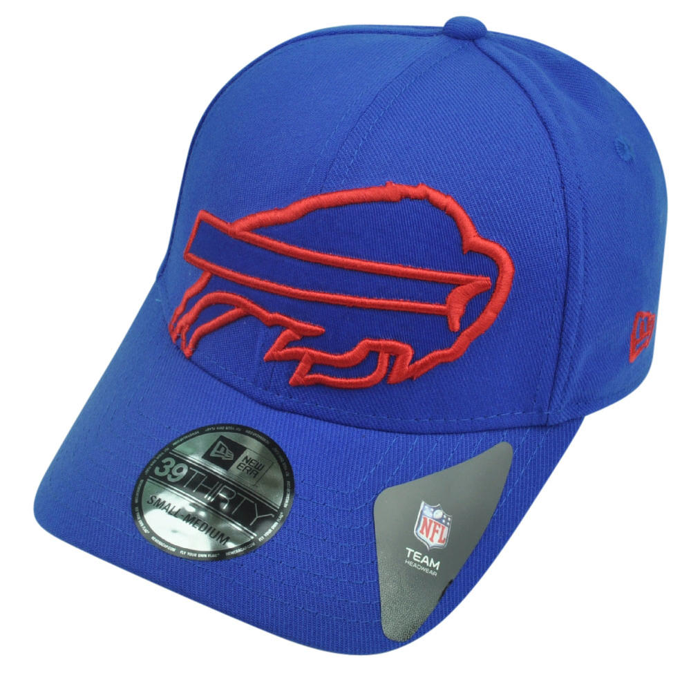 New Era NFL New Era 3930 Buffalo Bills Flex Fit Small Medium Magnifier Hat Cap Blue