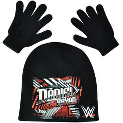 WWE Daniel Bryan Beanie Knit Set Gloves Wrestling Entertainment TV Show Wrestler
