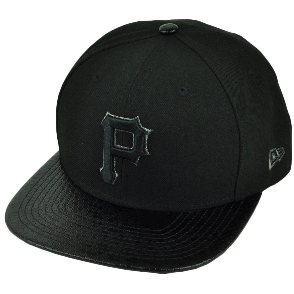 New Era MLB New Era 9Fifty 950 Tile Vize Pittsburgh Pirates Snapback Flat Bill Hat Cap