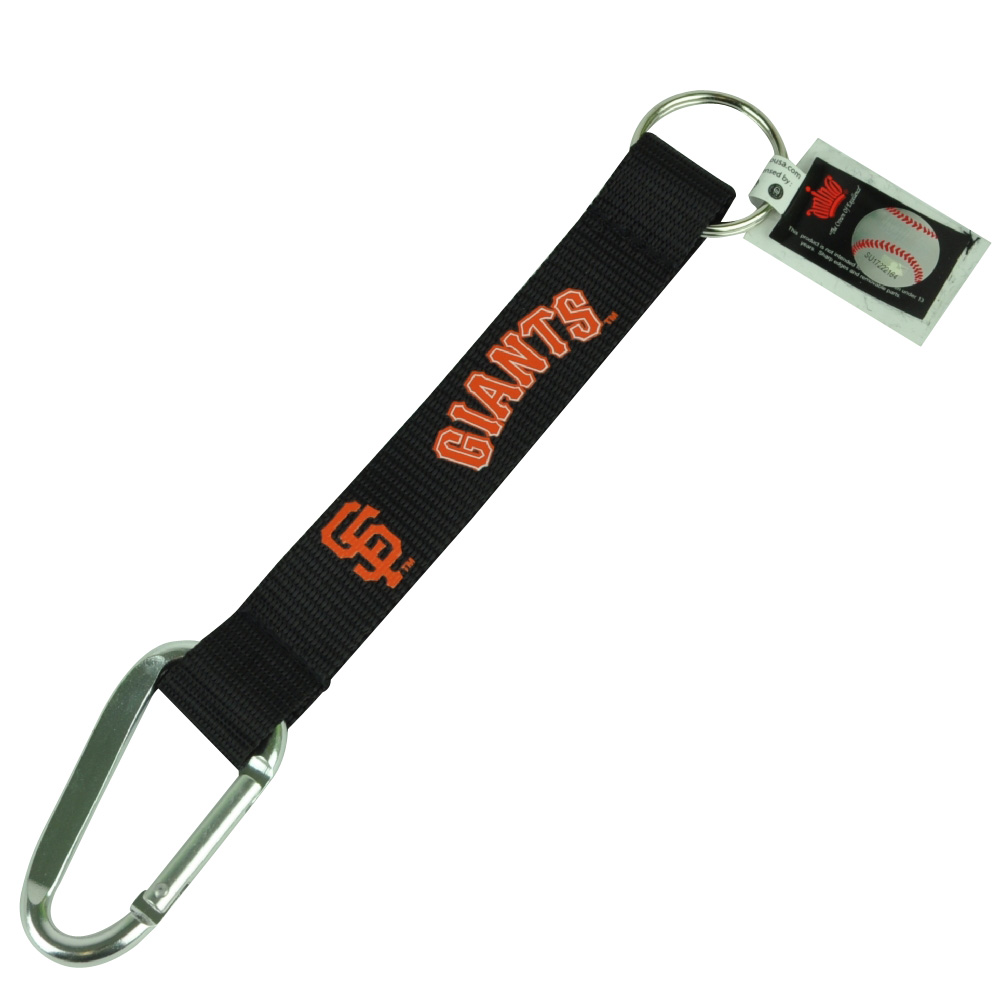 OFFICIALLY LICENSED PRODUCT MLB San Francisco Giants Key Ring Chain Detachable Clip Strap Football Fan Game