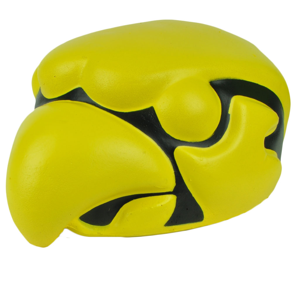 Foam Heads NCAA Iowa Hawkeyes Foam Head Mascot Yellow Black Fan Novelty