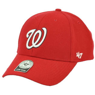 47 Brand Mlb 47 Forty Seven Brand Washington Nationals Red Hat Cap Adjustable Curved Bill