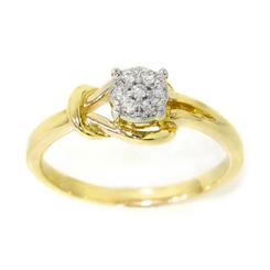 Pompeii3 Diamond Promise Solitaire Ring 14K Yellow Gold