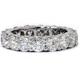 pompeii3 diamond prong 5ct eternity 14k ring gold specifications