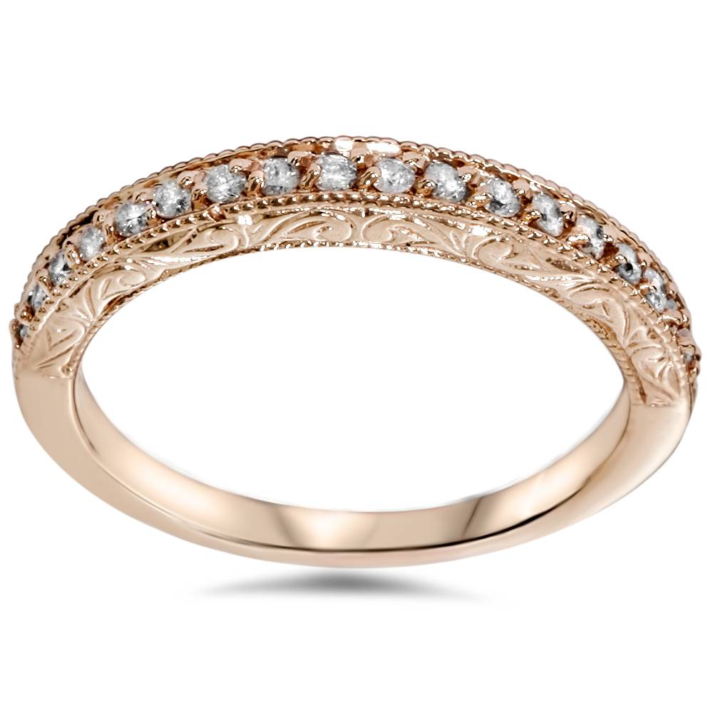 Pompeii3 14 karat Rose Gold Diamond 1/2 ct Wedding Ring