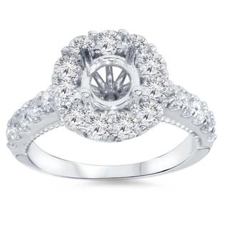 pompeii3 halo engagement diamond ring 1ct 14k setting gold specifications