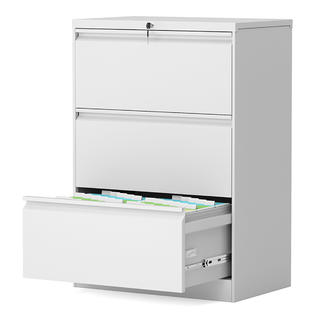 Aobabo AOBABO 3 Drawer Lateral Steel File Organizing with