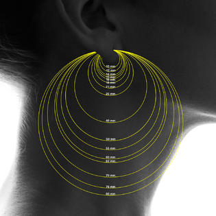 Szul 12mm Endless Hoop Earring 14k Yellow Gold
