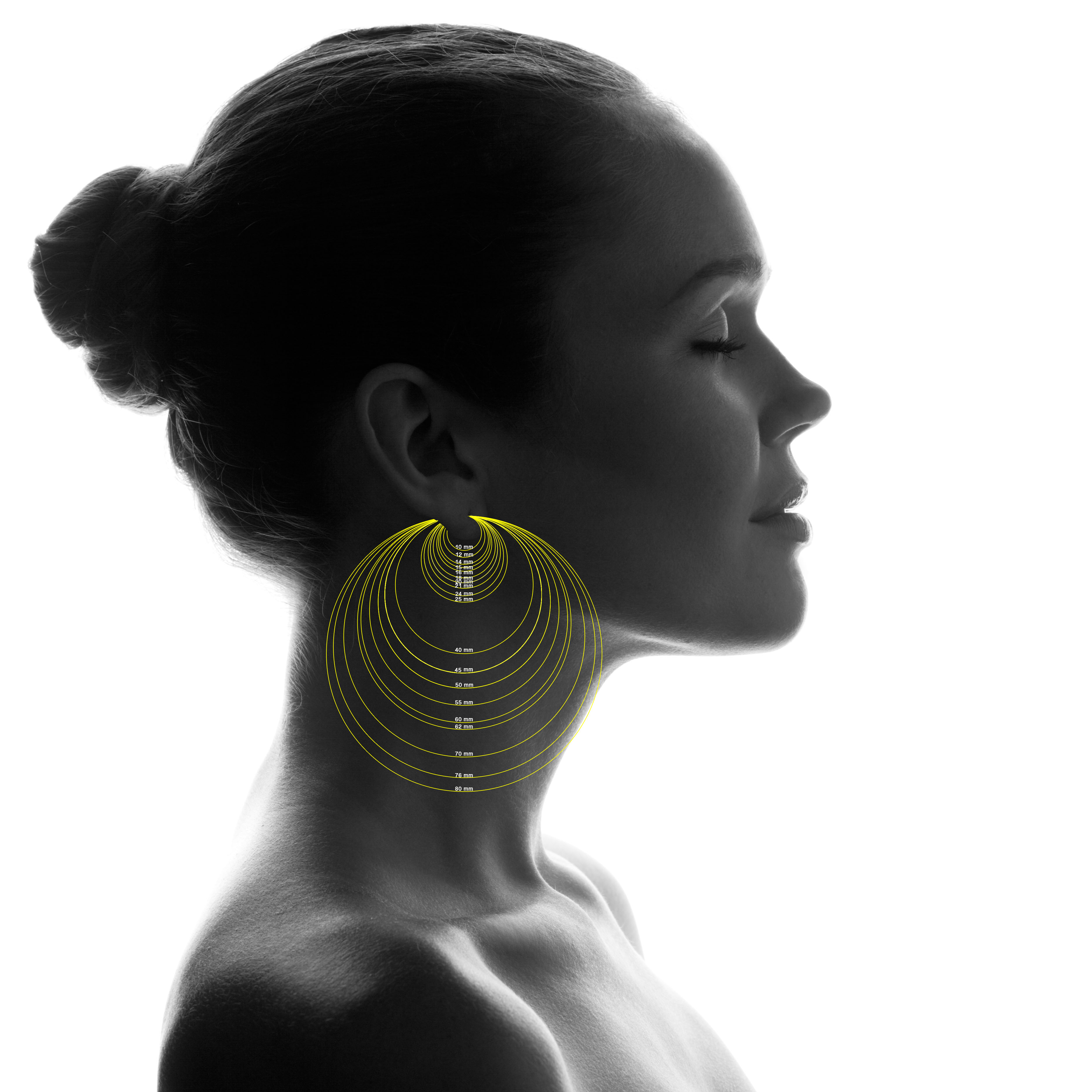 Szul 50mm 14k Yellow Gold Filled Endless Hoop Earrings 3mm Gauge Szul 50mm 14k Yellow Gold Filled Endless Hoop Earrings 3mm