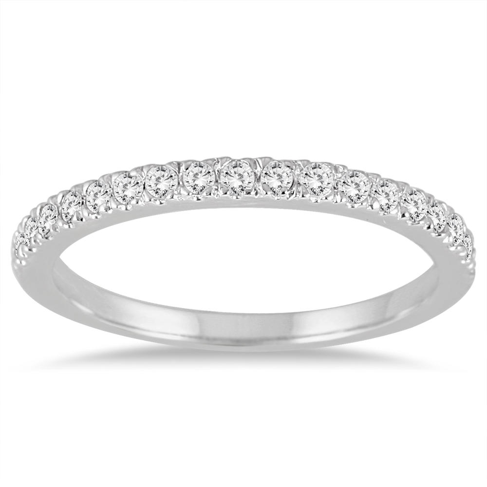 szul.com 1 Carat TW Princess Cut Diamond Bridal Set in 14K White Gold