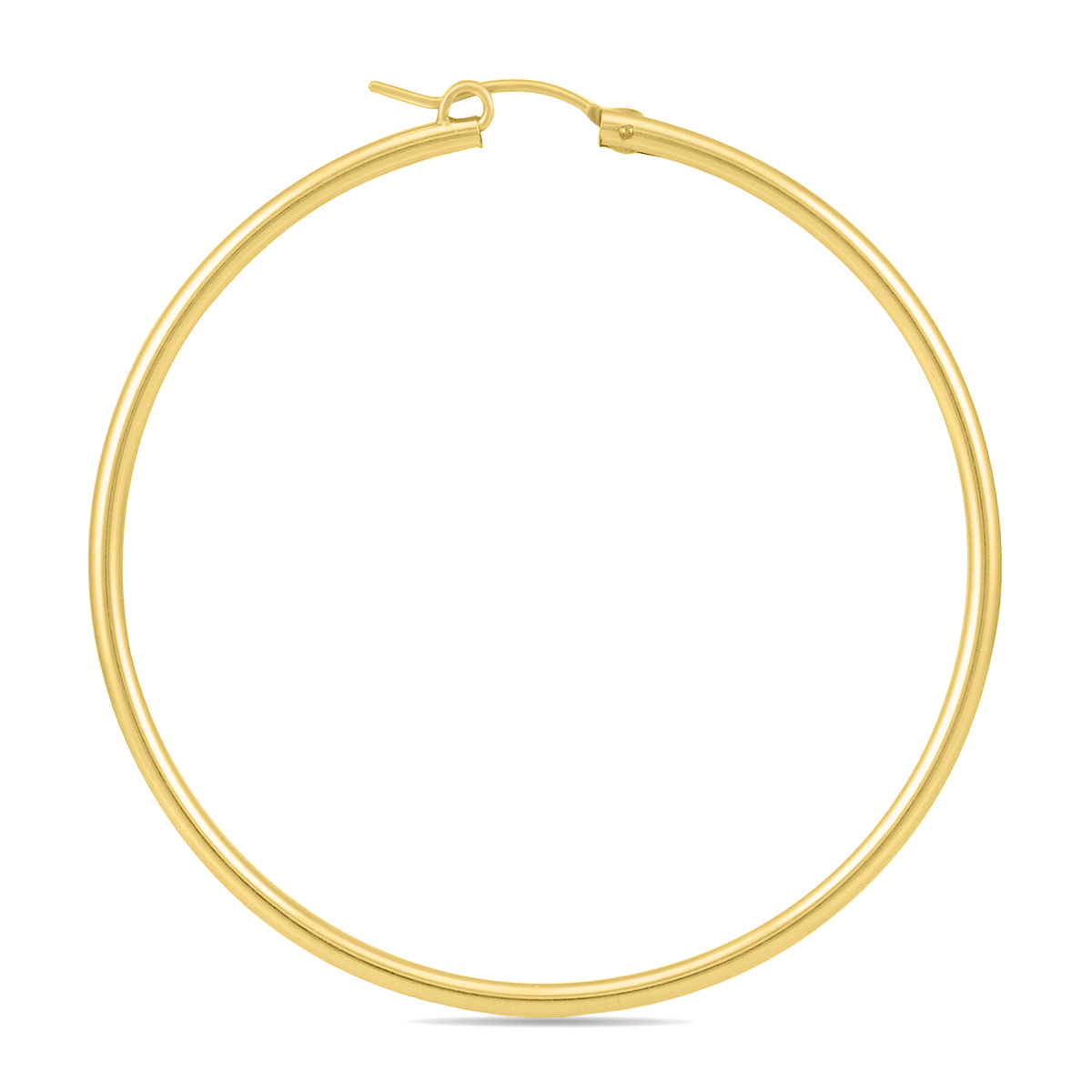 szul.com 14K Yellow Gold Filled Hoop Earrings (55mm)