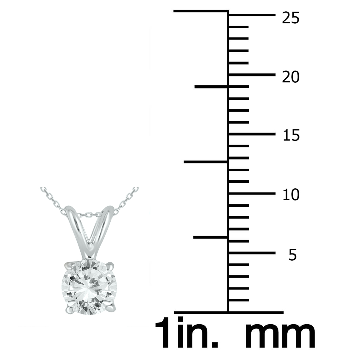 szul.com 14K White Gold 1 Carat TW AGS Certified Diamond Pendant and Earring Matching Set