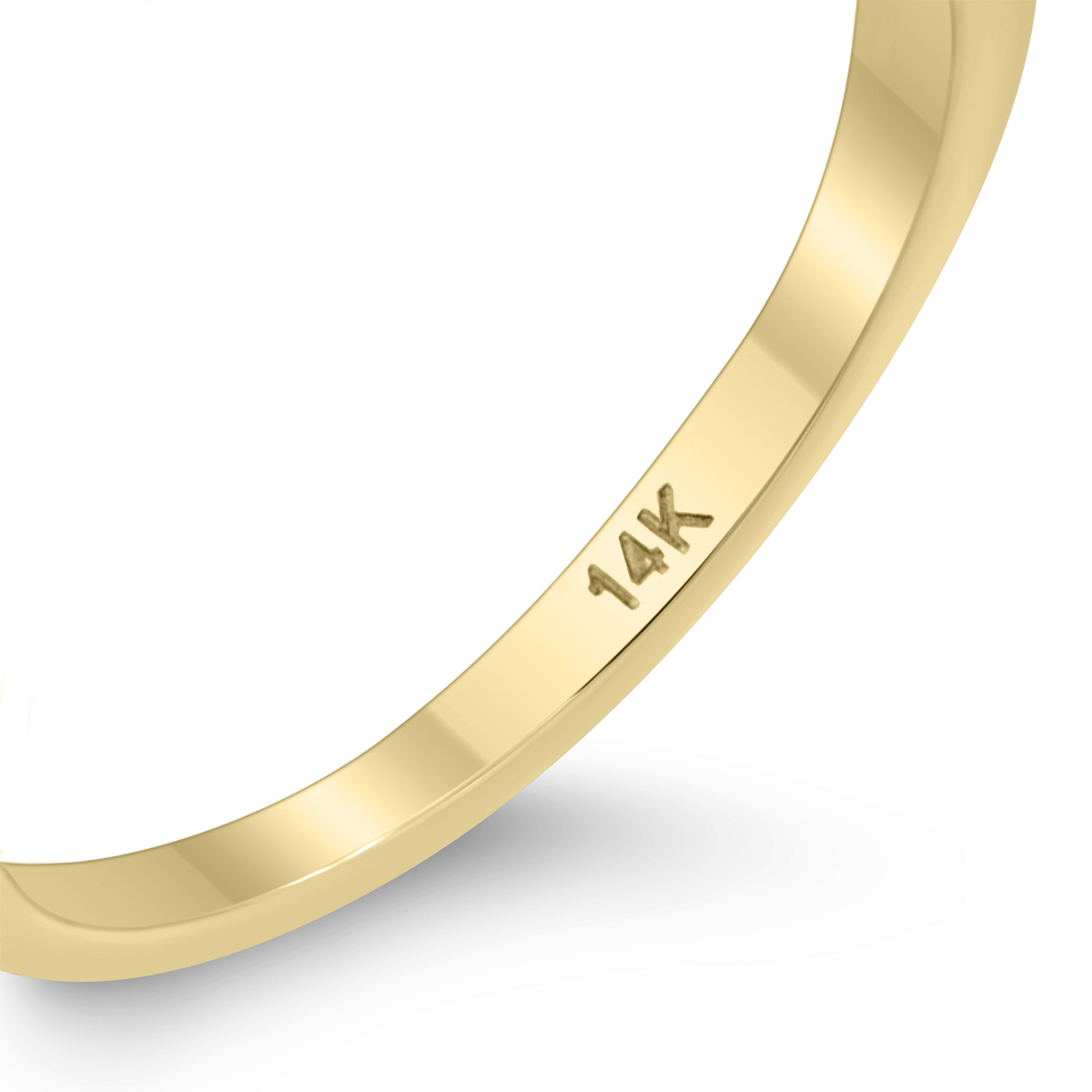 szul.com 1/3 Carat TW Princess Cut Diamond Ring in 14K Yellow Gold