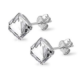 Large swarovski crystal stud earrings Clearance