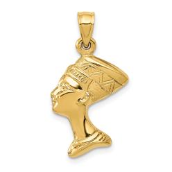 Findingking 14K Gold 3D Queen Nefertiti Charm