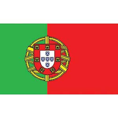 Findingking Portugal Flag with Grommets 2ft x 3ft