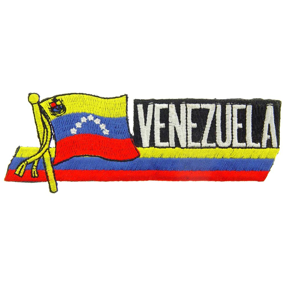 Findingking Venezuela Flag with Script Patch 2" x 5"