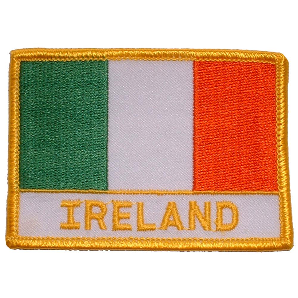 Findingking Ireland Flag Patch 2 1/2" x 3 1/2"
