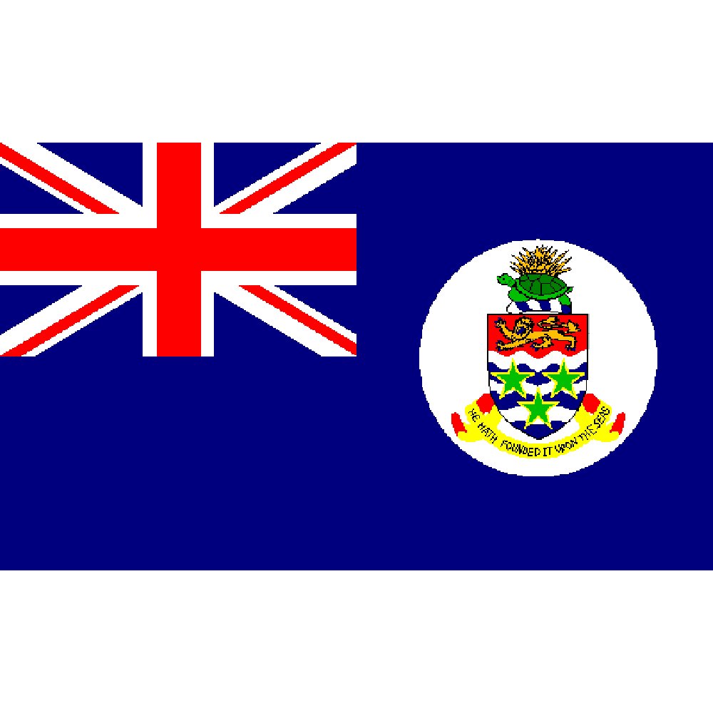 Findingking Cayman Islands Flag with Grommets 2ft x 3ft
