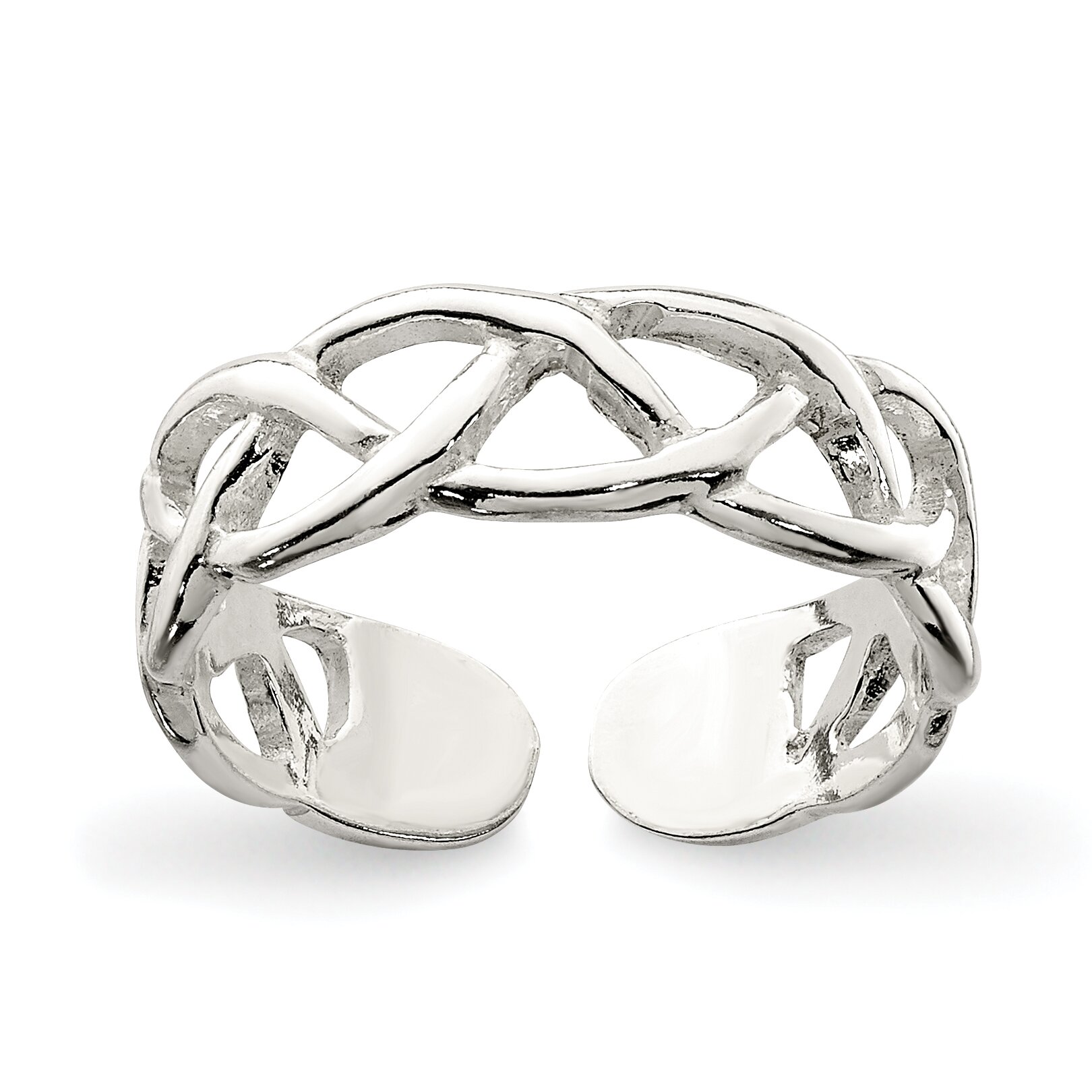 Findingking Sterling Silver Toe Ring