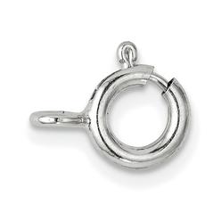 Findingking Sterling Silver Spring Ring Clasp